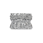 KWANI Tate Ruched Bag Small Silver
